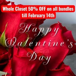 BUNDLE 2 or MORE ITEMS FOR A 50% OFF -LIMITED TIME ONLY